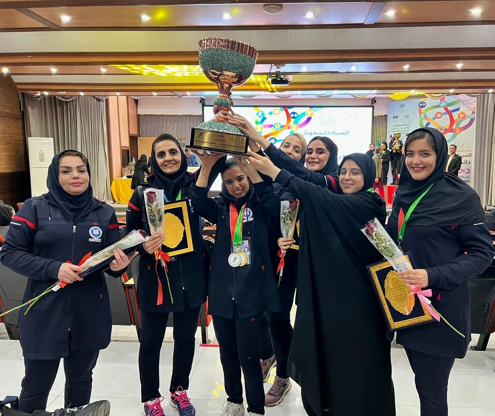 درخشش تیم بدمینتون دختران دانشگاه در پانزدهمین المپیاد ورزشی دانشجویان دختر